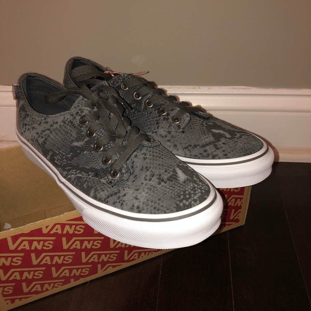 Snakeskin patterned Vans - Never worn before